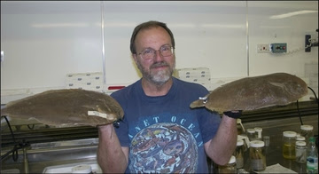 Dr. Munroe with flatfish