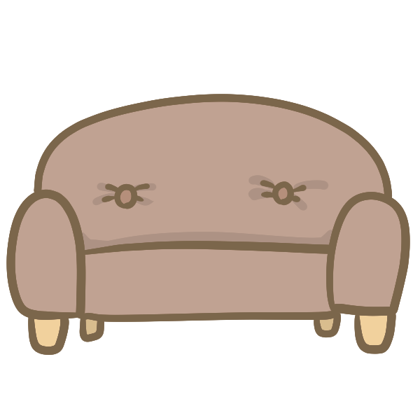 無料ダウンロードソファー イラスト 動物ゾーン