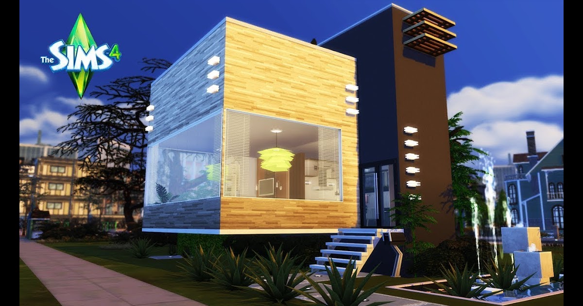 Desain Rumah  The Sims 4 Minimalis