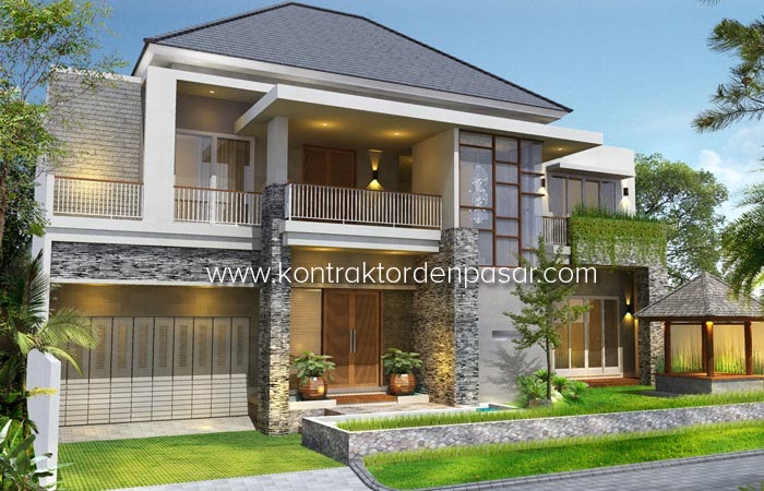 Gambar Desain  Rumah  Mewah  Tingkat Contoh  O