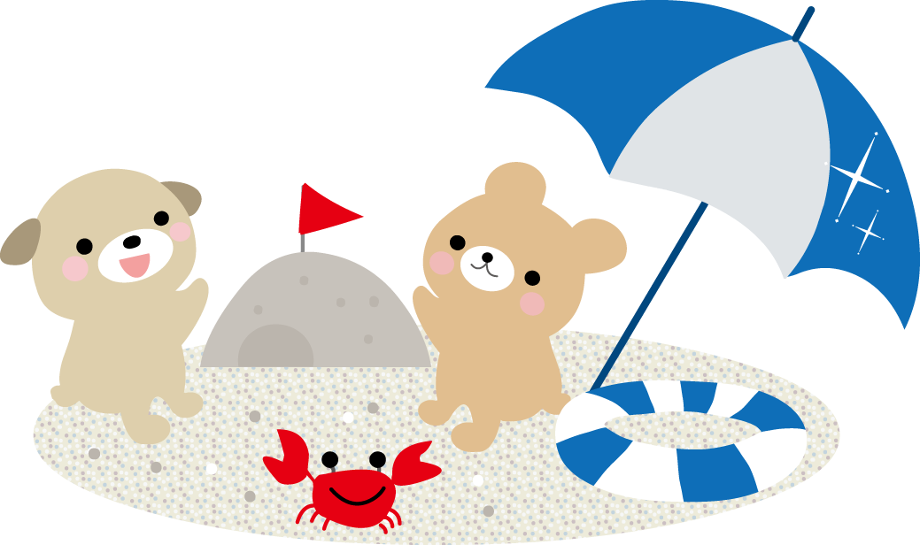 トップ100海水浴 イラスト かわいい 美しい花の画像
