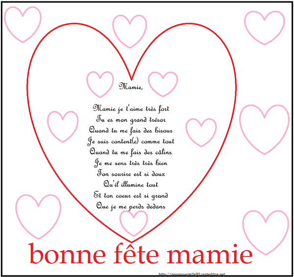 Poeme Court Anniversaire Mamie Jacqui Chieko