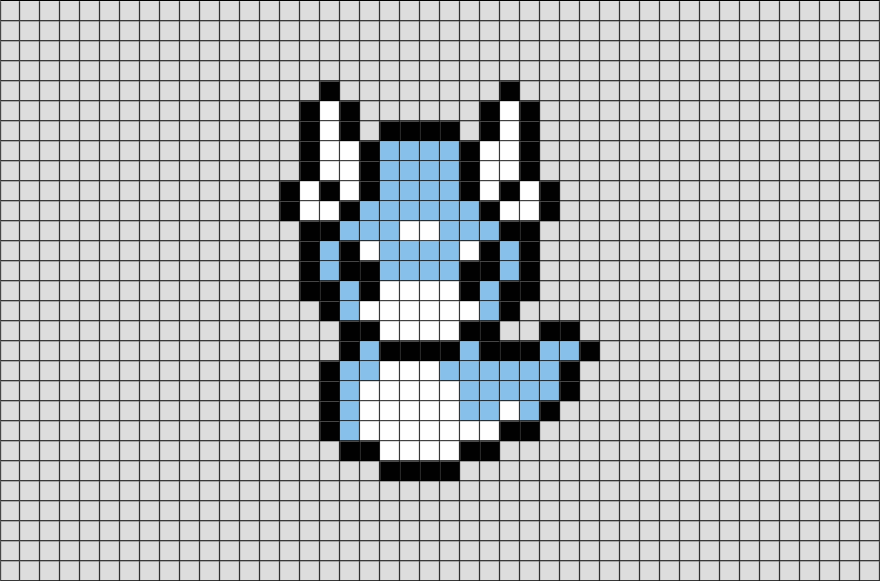 Dragon Pixel Art Grid Small - Pixel Art Grid Gallery