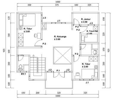 desain rumah  minimalis 2  lantai  ukuran 10x15 