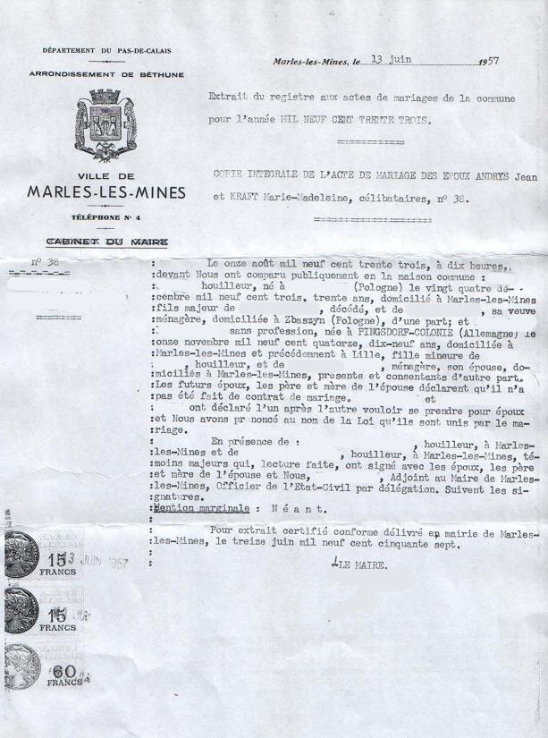 lettre de demande d'acte de naissance à nantes