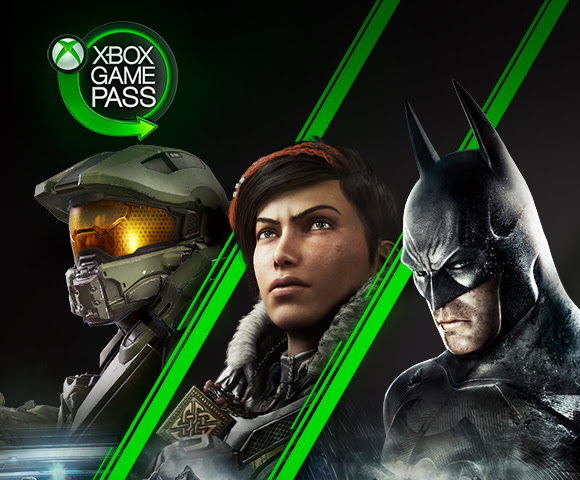 Halo's Master Chief, Gears of War 5's Kait Diaz, and Batman.