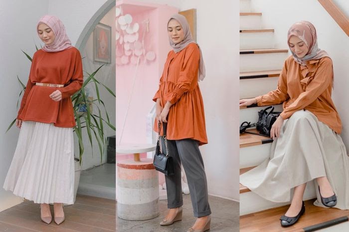 Baju Orange Bata Cocok Dengan Jilbab Warna Apa Tips 