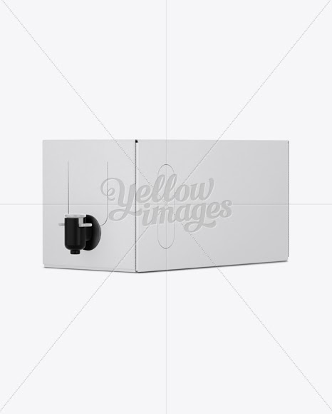 Download Download White Paper Wine Box with a Tap Mockup - 25 ...