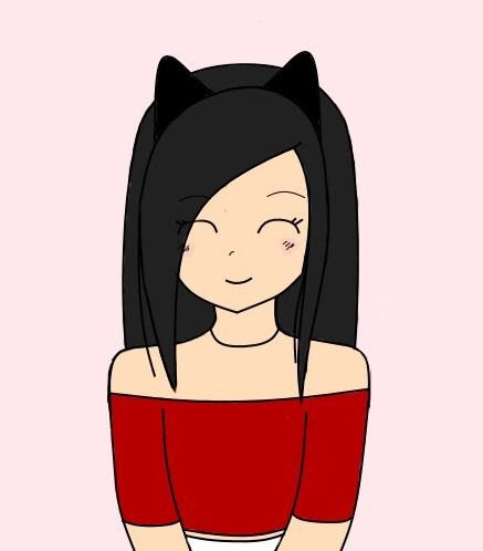 roblox gfx girl black hair - brown long hair side bangs roblox
