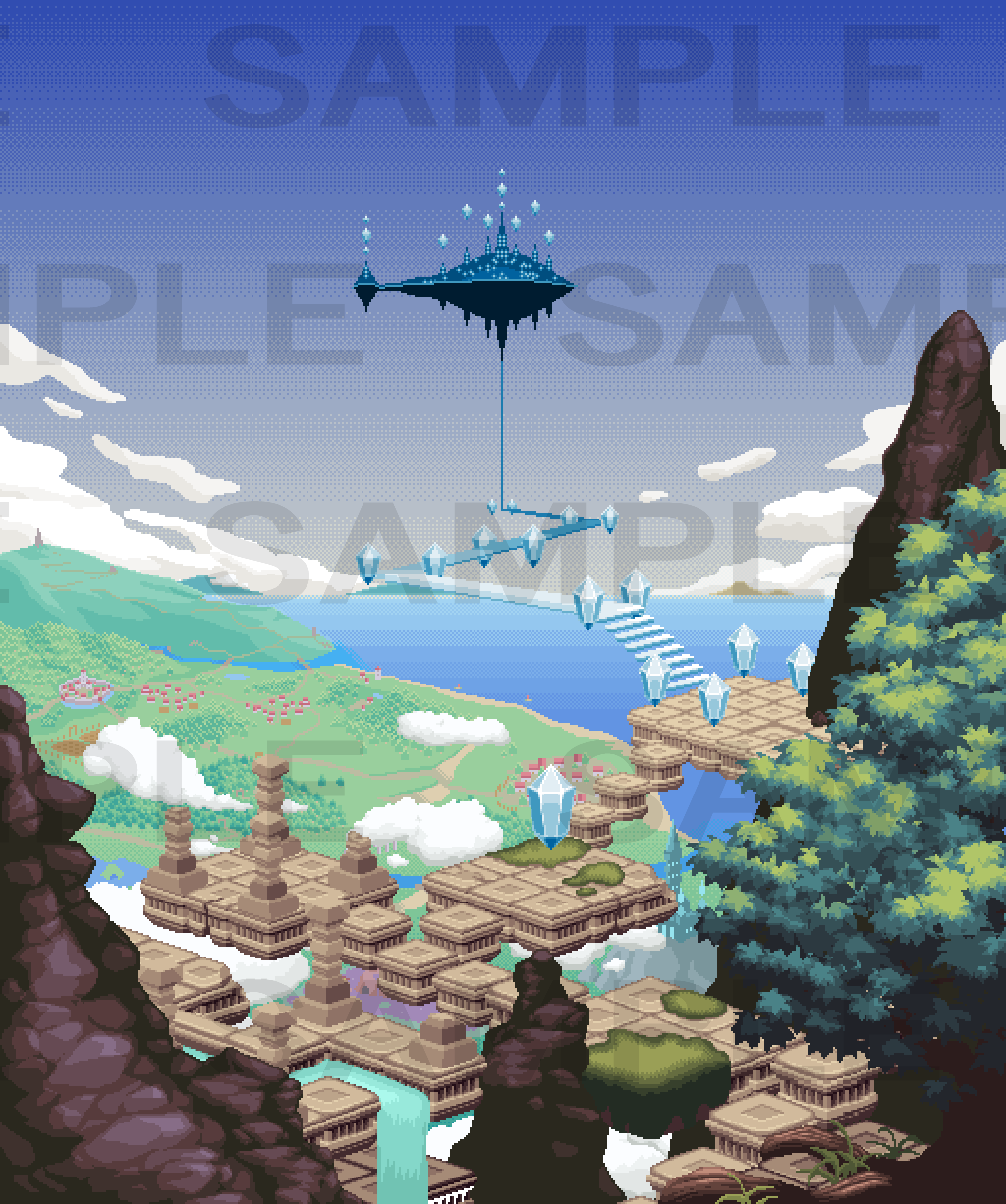 壁紙 ドット絵 背景