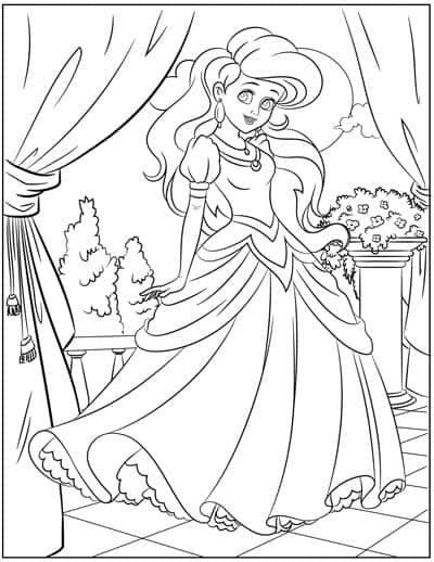 Cute anime princesses coloring pages. 25 Free Printable Princess Coloring Pages The Artisan Life