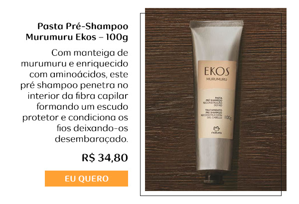 Pasta Pré-Shampoo Murumuru Ekos – 100g