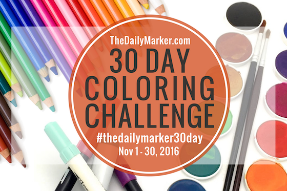 The 30 day colouring challange