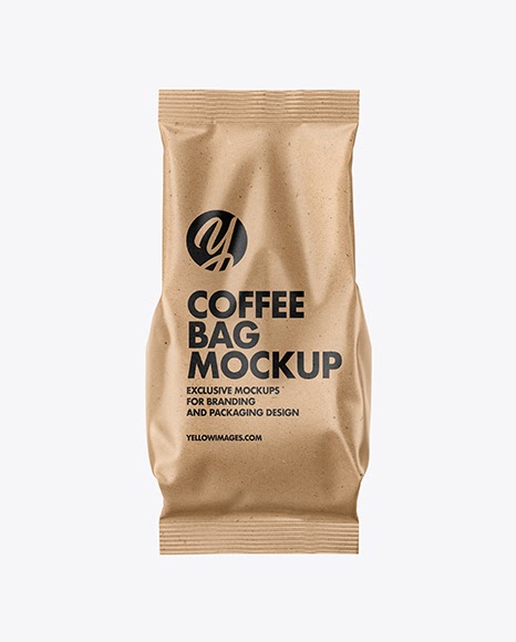 Download Download Psd Mockup Bag Coffee Flow Pack Food Front ...
