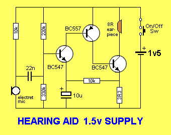 siwire: Hearing Aid Circuit Diagram
