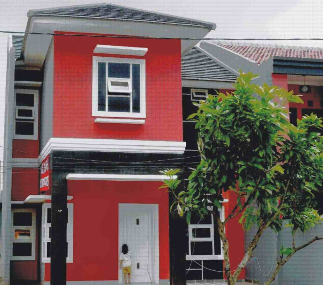 64 Design Rumah Minimalis Warna Merah Desain Rumah 