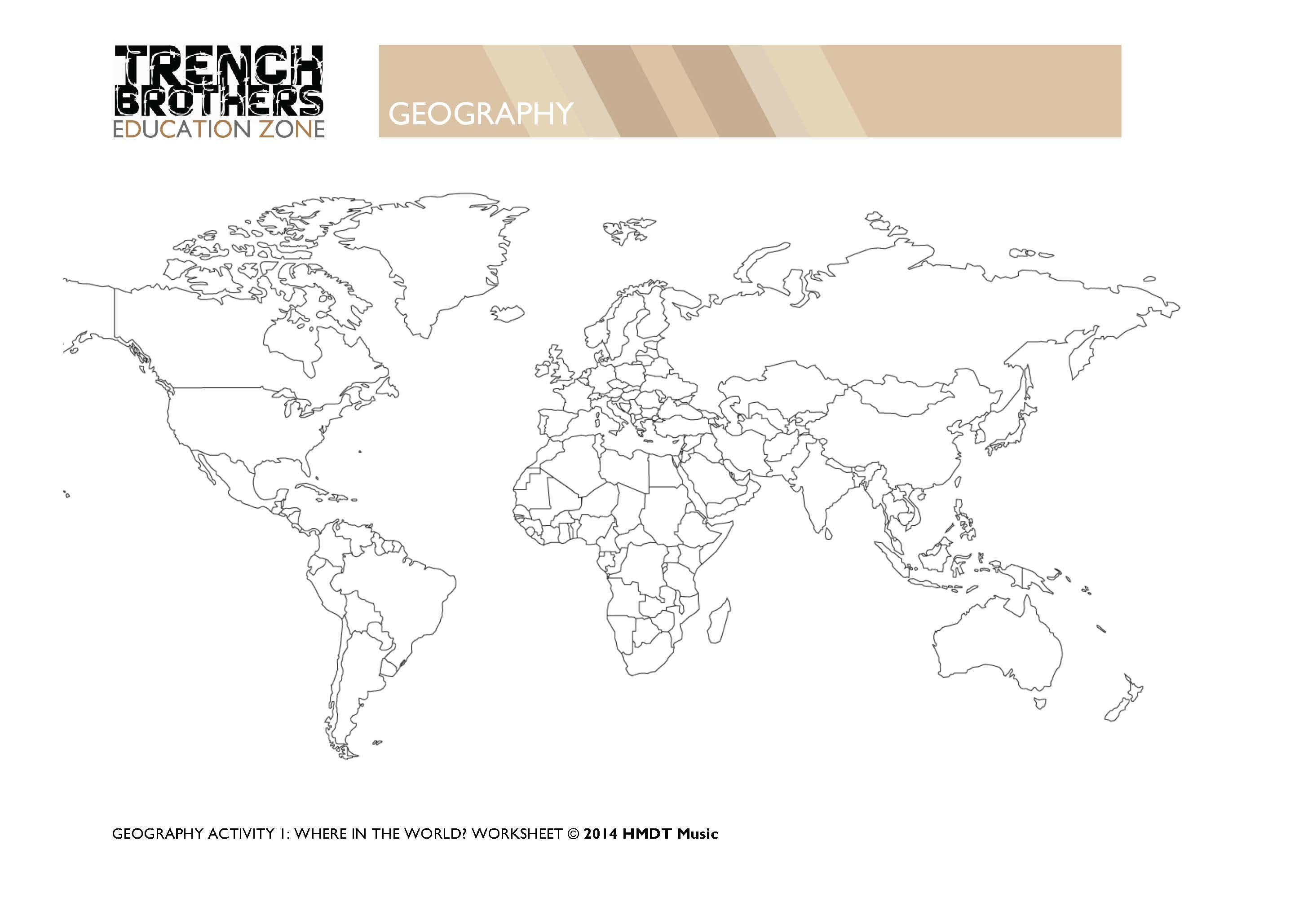 World War Ii Pacific Map Worksheet