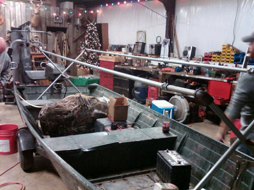 Rumaja: Where to get 12 foot jon boat duck blind plans