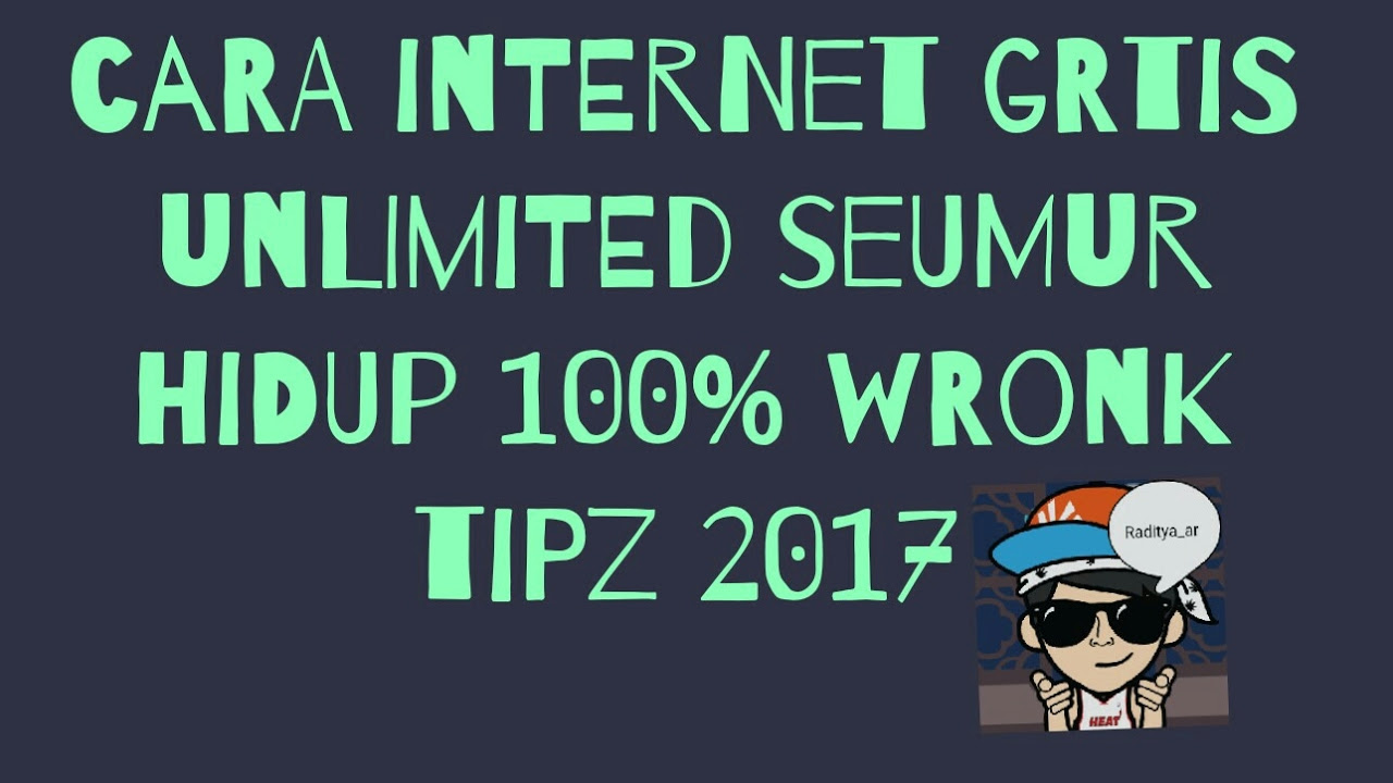 Aplikasi Gratis Internet Seumur Hidup