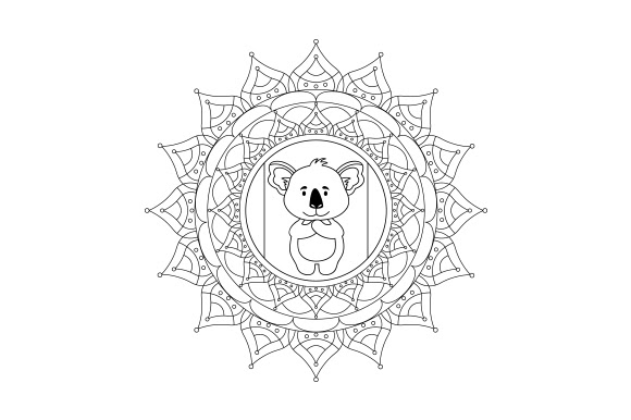 Download Download Koala Mandala SVG File - Free SVG Designs | Download SVG Files | Free Cricut & Silhouete