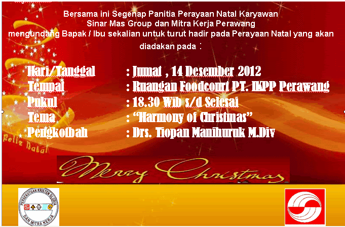 Rena plaju menginginkan sesuatu yang. Contoh Undangan Natal