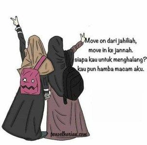  Foto  Profil  Wa Wanita Muslimah  Kartun  Gallery Islami Terbaru