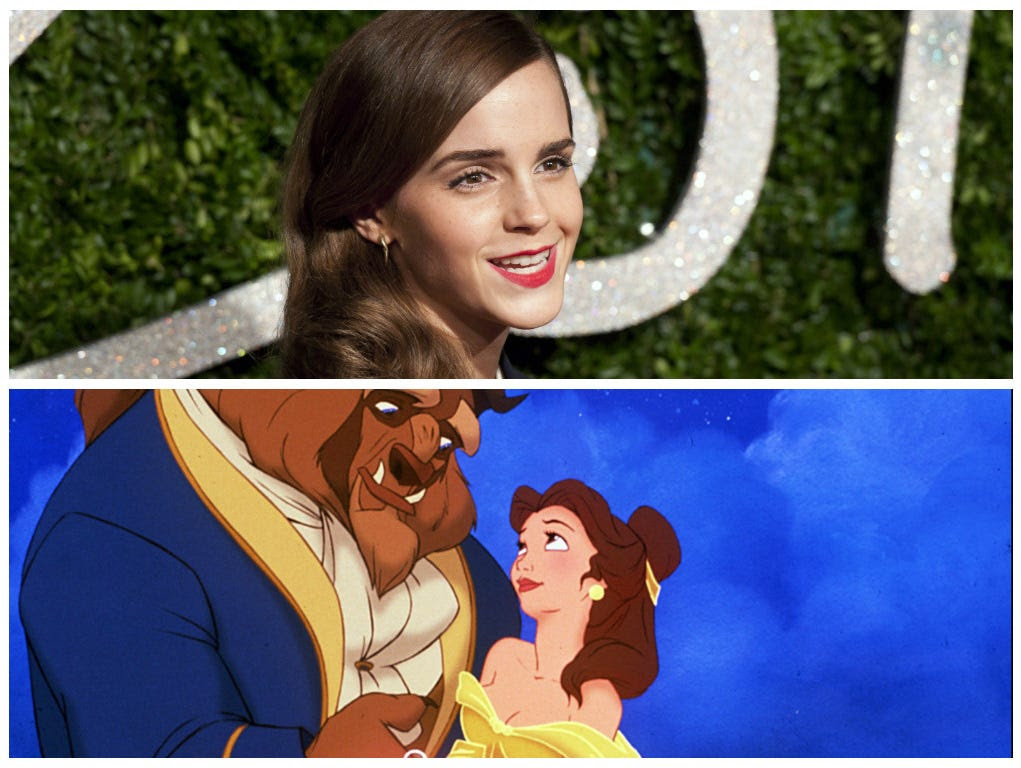 Emma Watson and Belle.