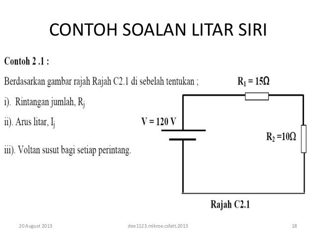 Contoh Soalan Hukum Ohm - Soalan o