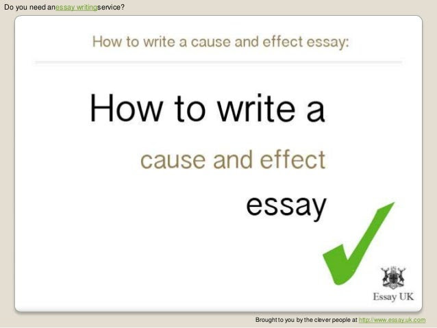 How to write a cause and effect essay on any topic scoolwork