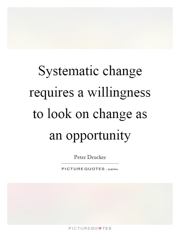 In a period of rapid structural change the only organizations that survive are the 'change leaders.' Peter Drucker Quotes Sayings 403 Quotations Page 6