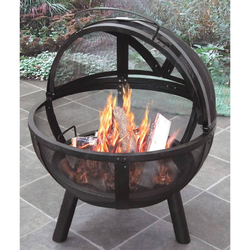 The landmann barrone fire pit is designed to add a warm and welcoming element to your favorite outdoor area. Landmann Usa 32 75 In W Black Steel Wood Burning Fire Pit In The Wood Burning Fire Pits Department At Lowes Com