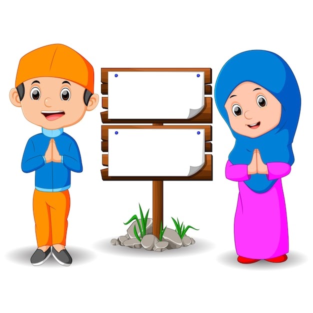 Animasi Gambar Kartun Ibu Dan Anak  Laki2