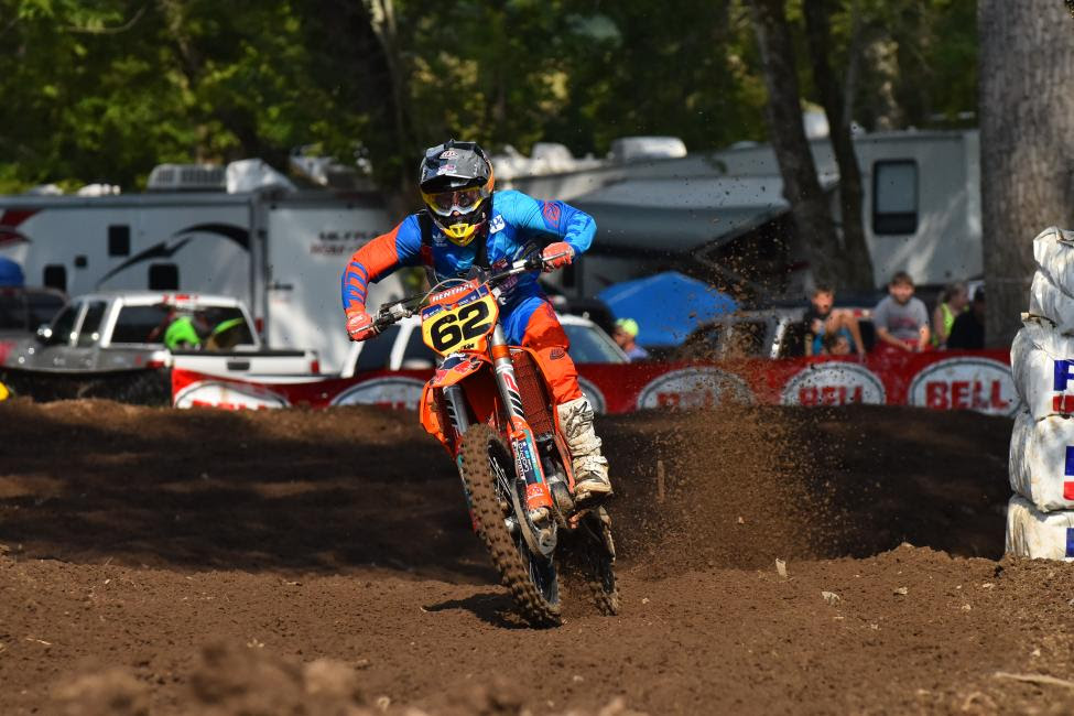 Mitchell Falk dominated the 250 B Limited class with a three moto sweep.Photo: Ken Hill