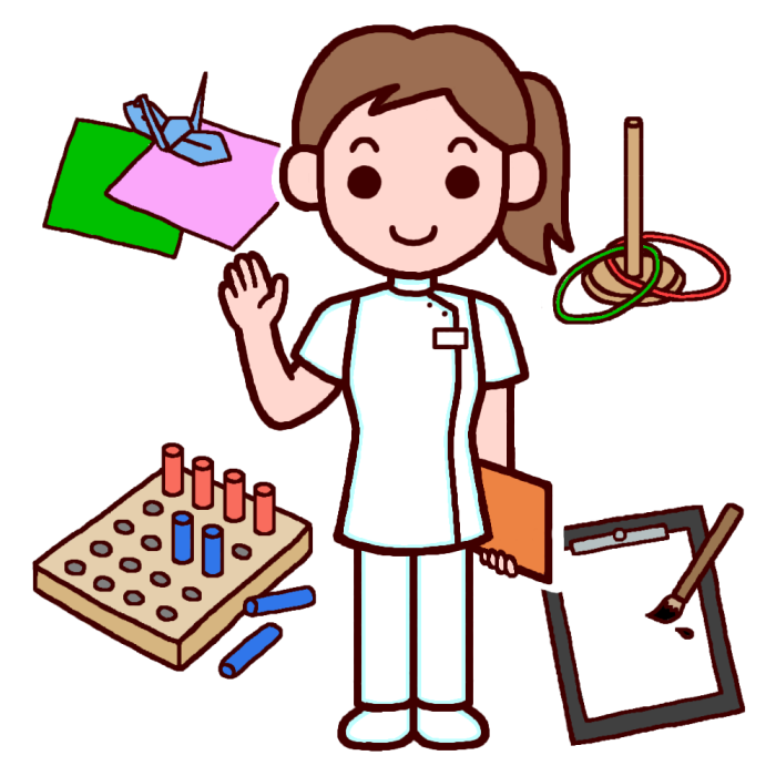 無料イラスト画像 無料ダウンロード作業 療法 士 イラスト