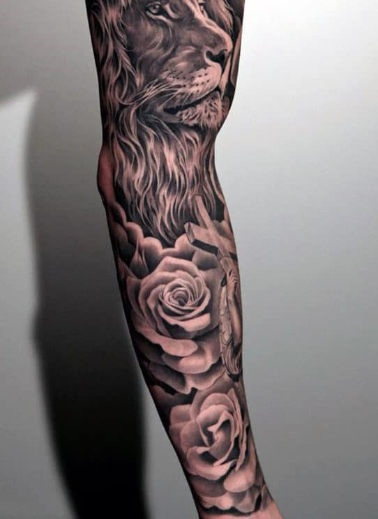 Flower Tattoo For Guys Nice