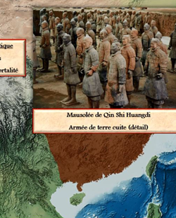 La naissance de l'empire chinois (une carte animée de Vincent Boqueho)