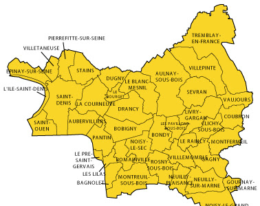 [Imprimable] carte 93 122407-Carte 93 seine-saint-denis