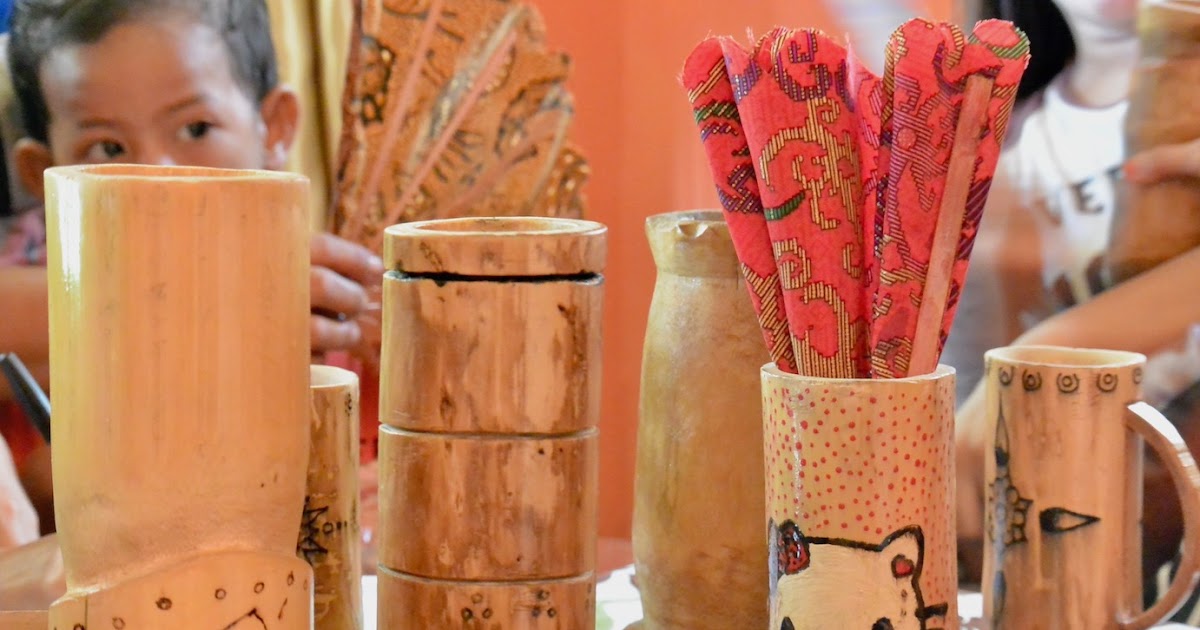  Kerajinan  Dari  Bambu  Beserta Cara  Pembuatannya  Kerajinan  