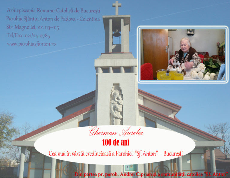 La mulți ani frumoși și fericiți alături de cei dragi! 100 De Ani La Multi Ani Parohia Romano Catolica Sf Anton De Padova