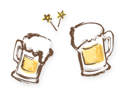 コレクション かわいい ビール 飲む イラスト 613714