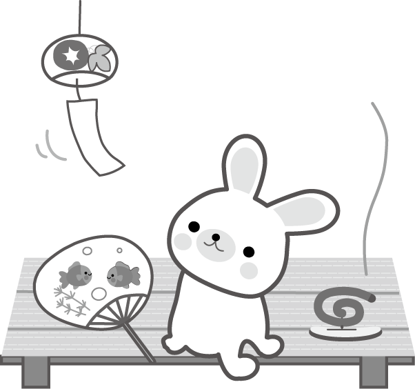 元の夏休み イラスト 白黒 アニメ画像