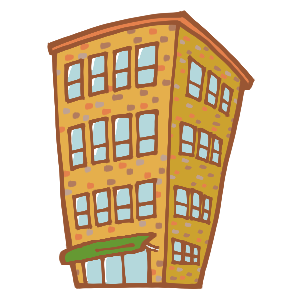 美しい花の画像 最高建物 イラスト フリー素材