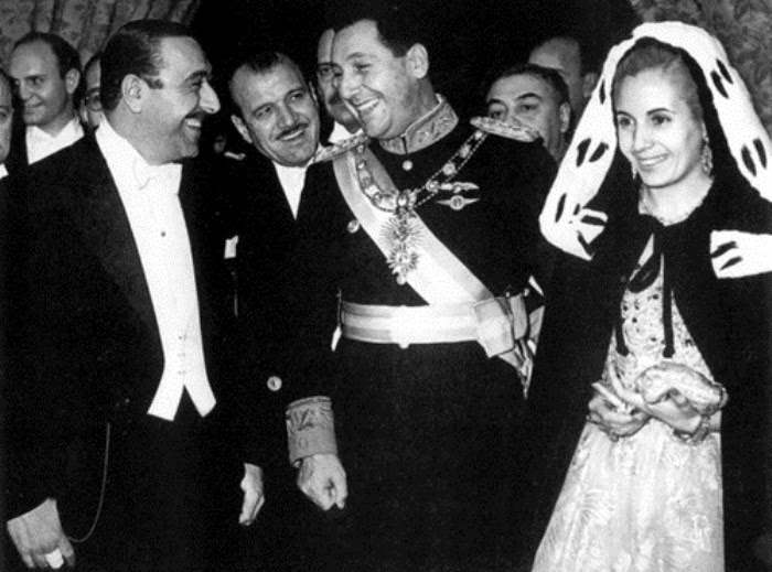 Президент Аргентины Хуан Перон и Эвита Дуарте | Фото: ru.fanpop.com