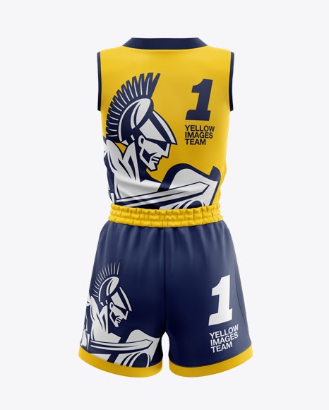 Download Women`s Sport Kit - Back Half Side View - Basketball Kit ...