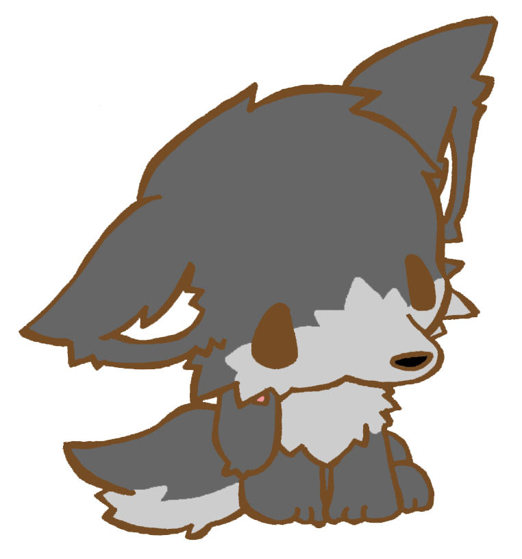 ベスト可愛い 狼 イラスト 簡単 動物ゾーン