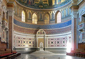 Pope's chair, Basilica di San Giovanni in Late...