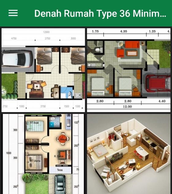 85 Gambar Dena Rumah Minimalis  Type 36 Terlengkap Eye 