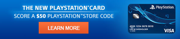 PLAYSTATION CREDIT CARD $50