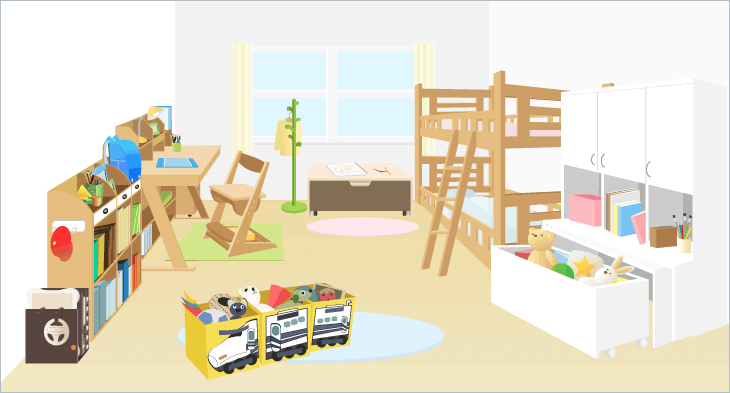 50 素晴らしい子供部屋 イラスト フリー かわいい子供たちの画像