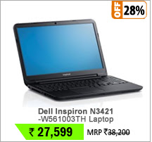 Dell Inspiron N3421-W561003TH (Intel Core i3 3rd Gen/4 GB/750GB/Ubuntu)